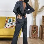 VESTE ORCHIDEE NOIRE
