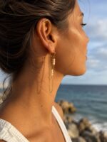 BOUCLE D'OREILLE IVOIRE D'OR – Image 2