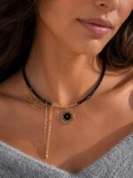COLLIER SOLEIL NOIR