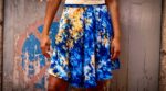 JUPE COURTE BLEU AZUR – Image 5